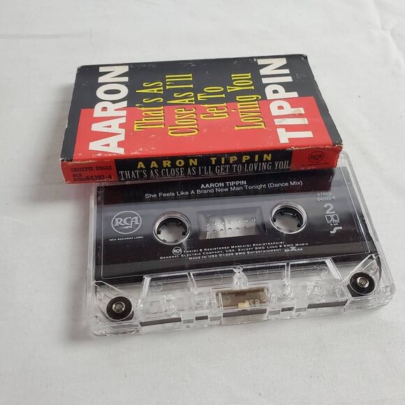Aaron Tippin – That’s As Close As I’ll Get to Loving You Cassette Single (1995) - Picture 3 of 3